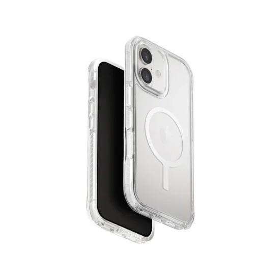 Uniq hybrid iphone 17 (2025) 6.3 magclick charging combat - blanc white
